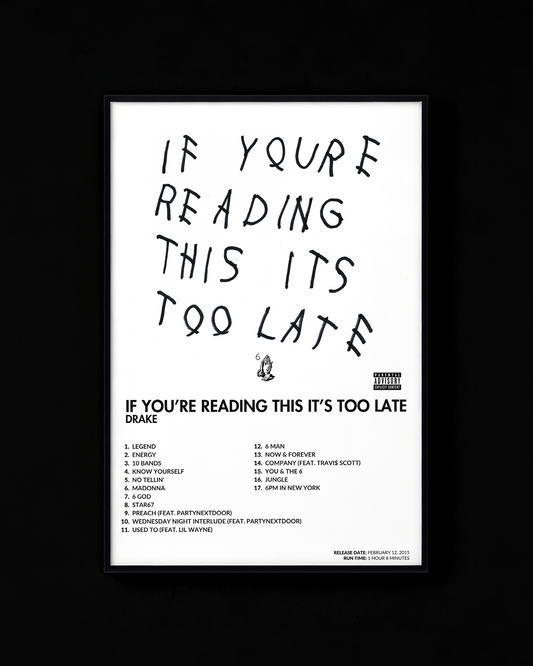 If You're Reading This It's Too Late