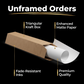 Unframed poster details