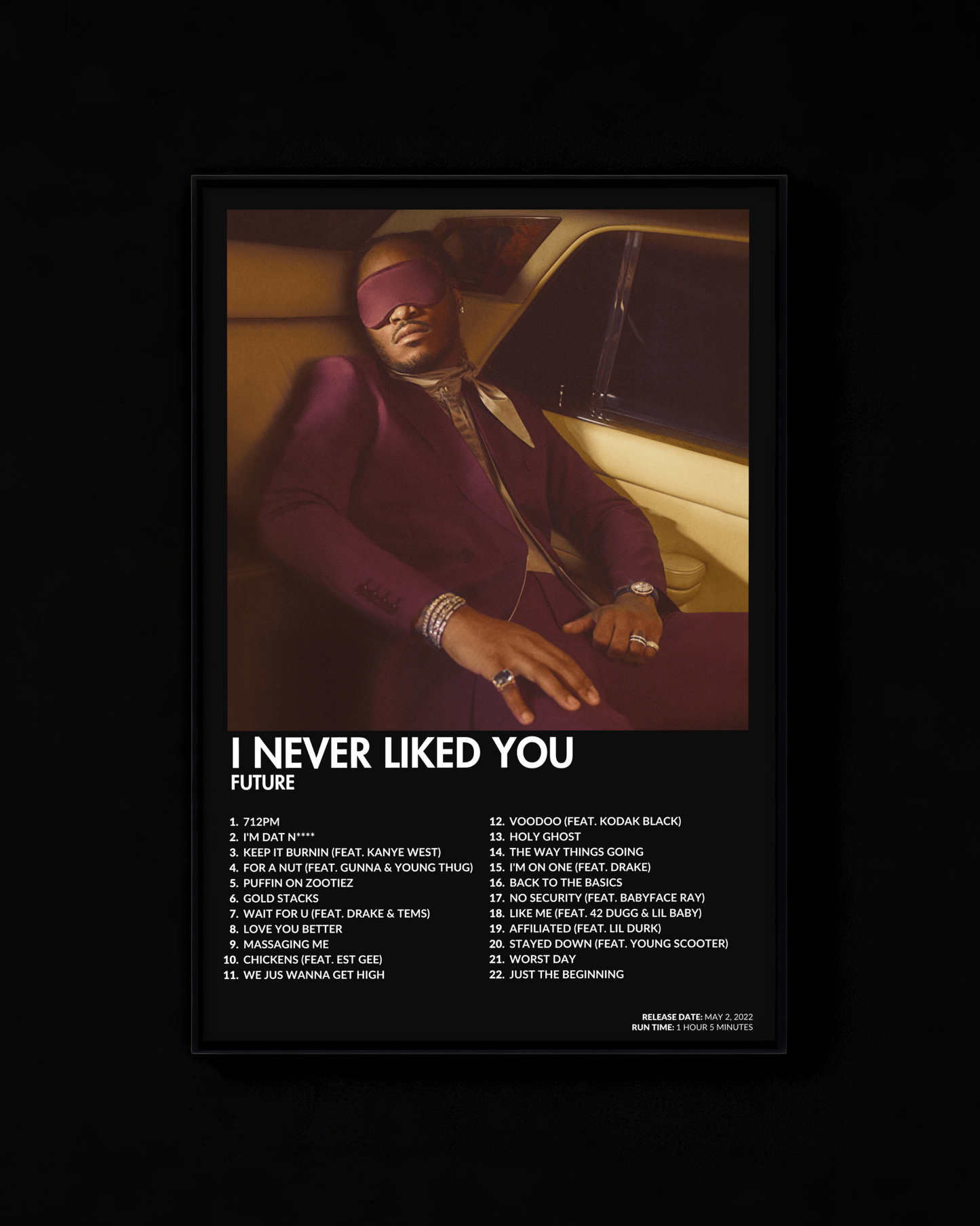 I NEVER LIKED YOU