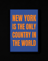 New York Is The Only Country In The World
