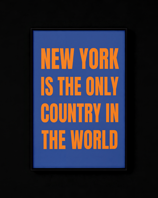 New York Is The Only Country In The World