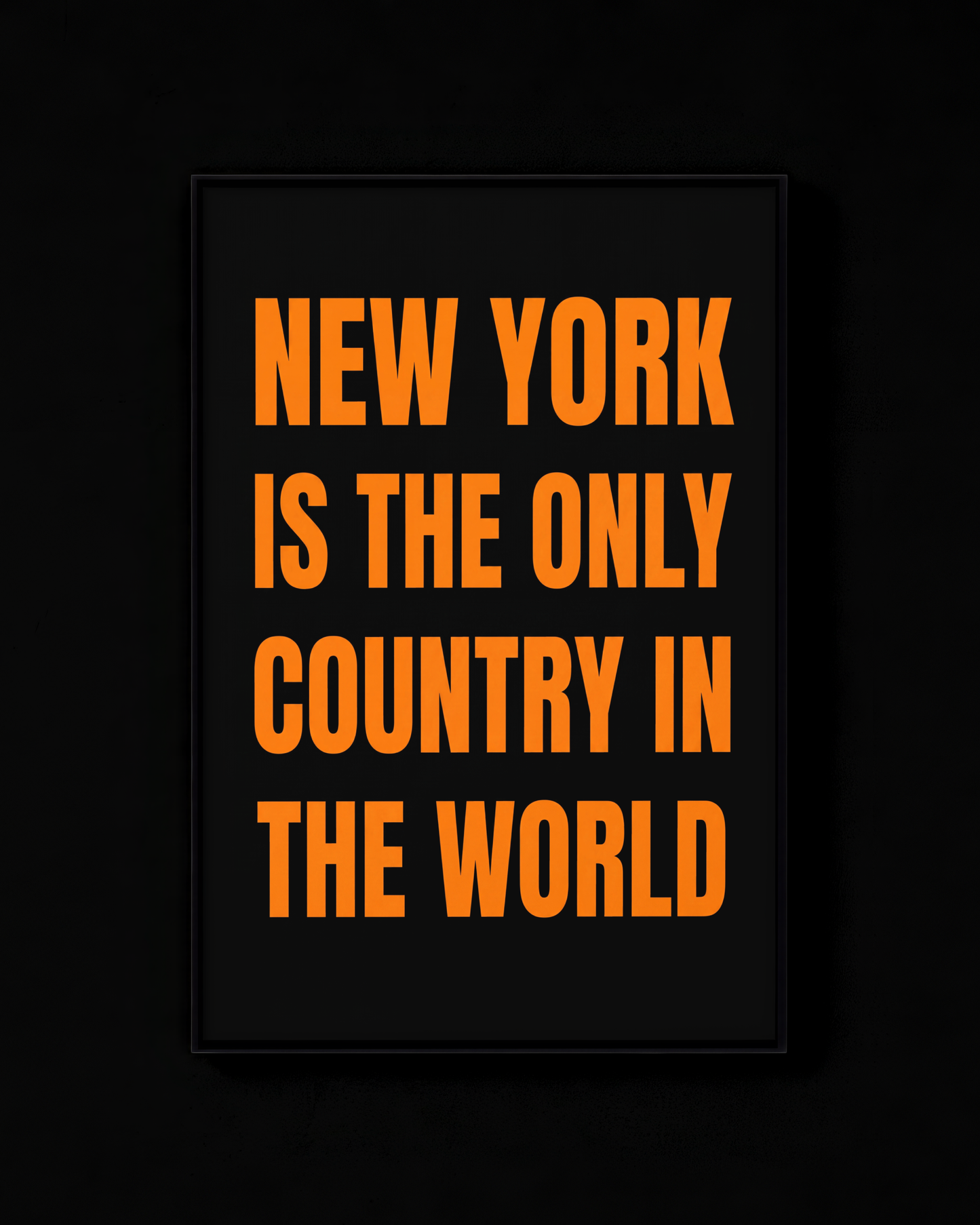 New York Is The Only Country In The World