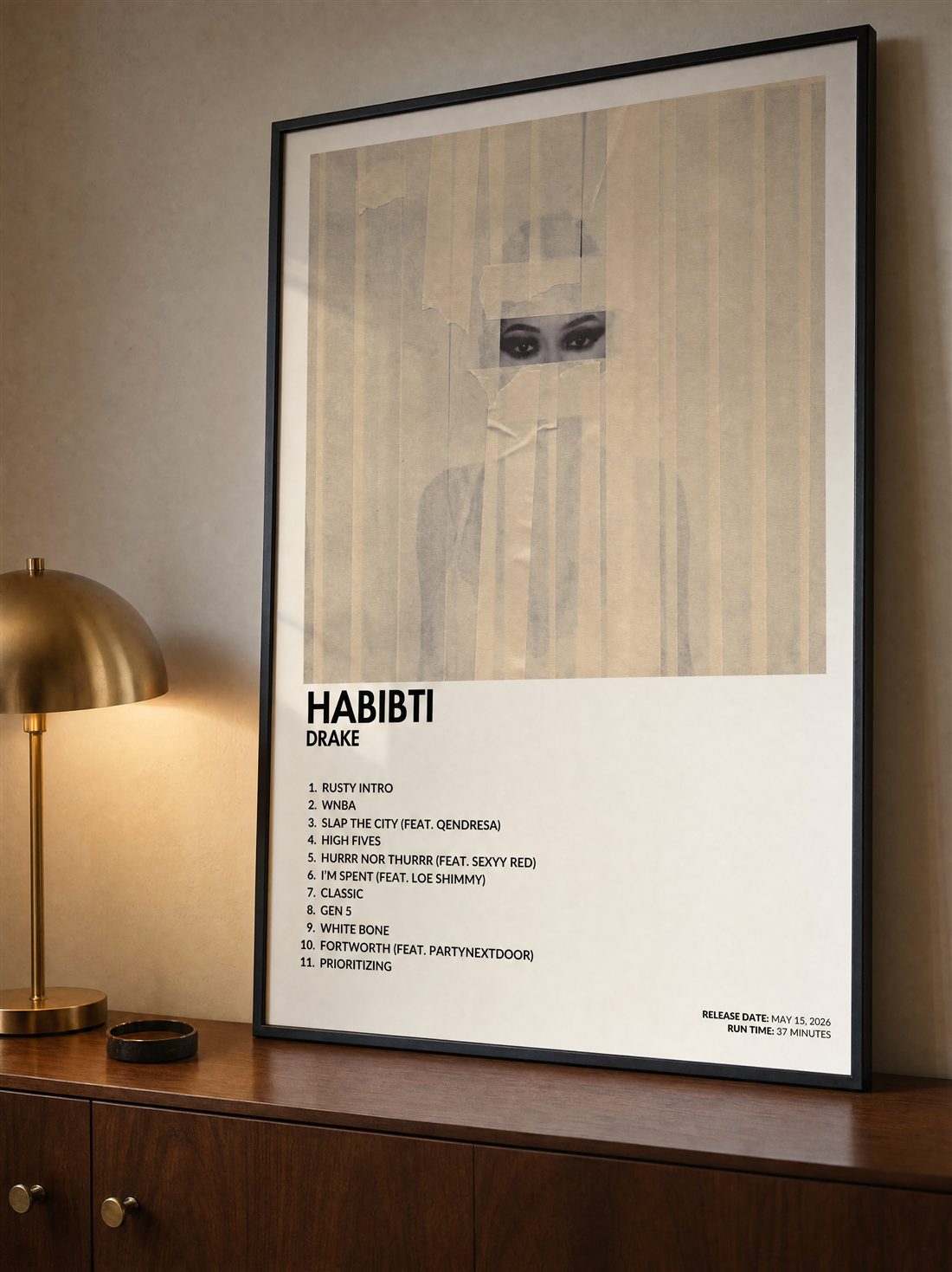 Poster on a wall